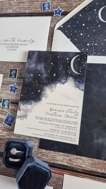 Temática estrellas: invitaciones ✨ 7
