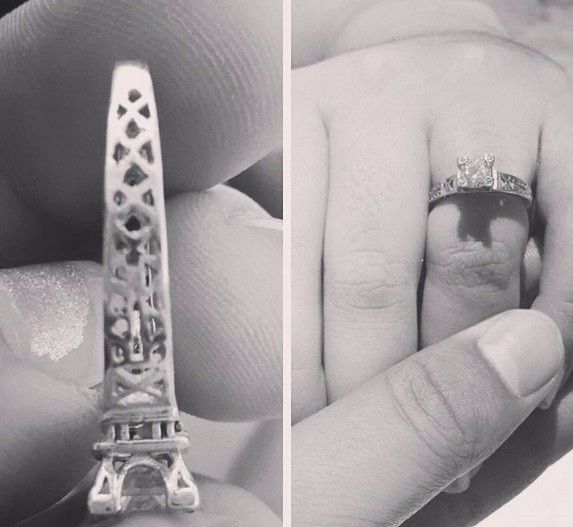 Estoy enamorada de mi anillo 