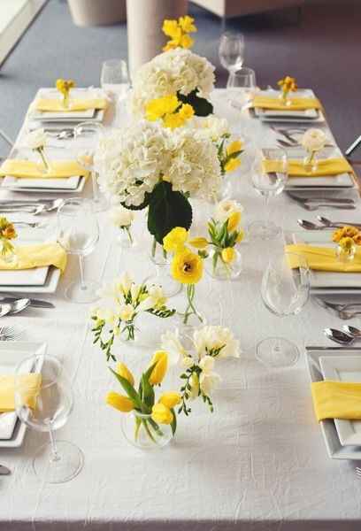 Mis centro de mesa en color amarillo - 6