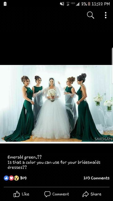  Color de damas de honor - 1