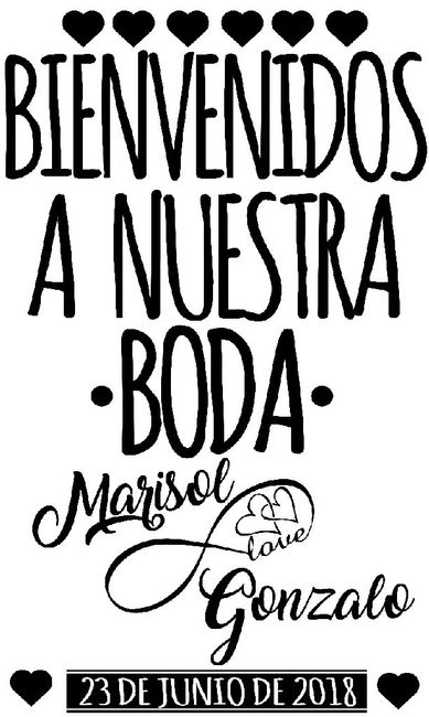 Letreros de bienvenida ❤️ - 1