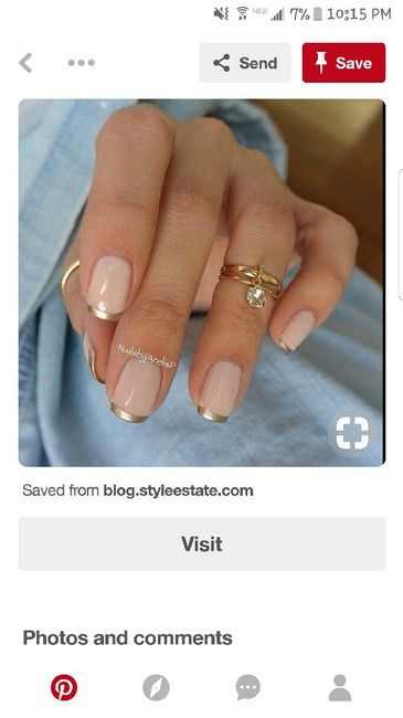 Ya tienen idea como querran sus bellas uñas para el gran día nenas - 5