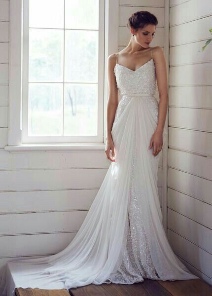  15 vestidos de novia con tirantes - 15