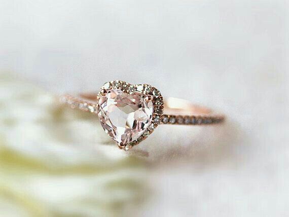  Heart engagement rings - 4