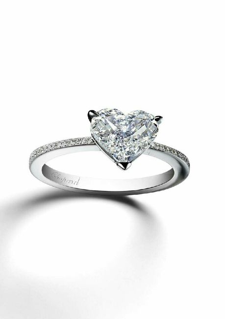  Heart engagement rings - 5