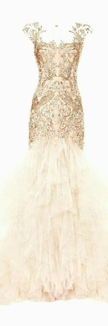  Vestidos de novia dorados - 2