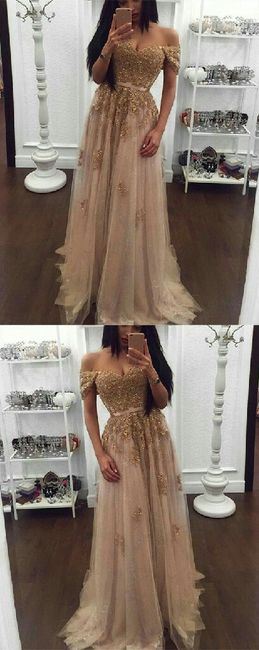  Vestidos de novia dorados - 4