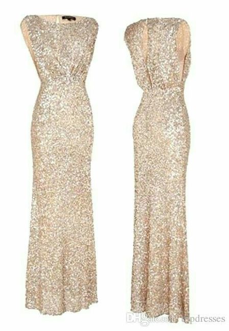  Vestidos de novia dorados - 6