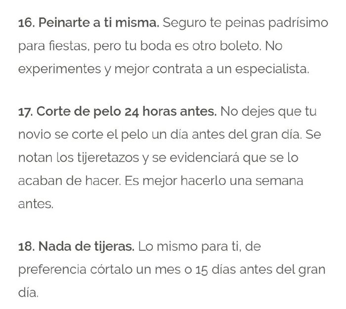  Los 100 errores más comunes en las bodas - 6