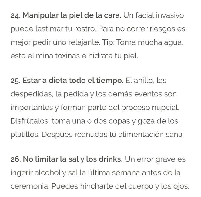  Los 100 errores más comunes en las bodas - 9