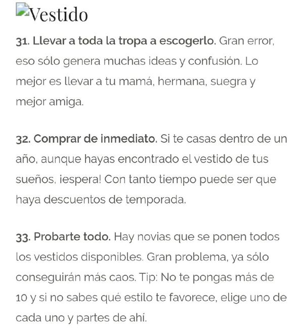  Los 100 errores más comunes en las bodas - 12