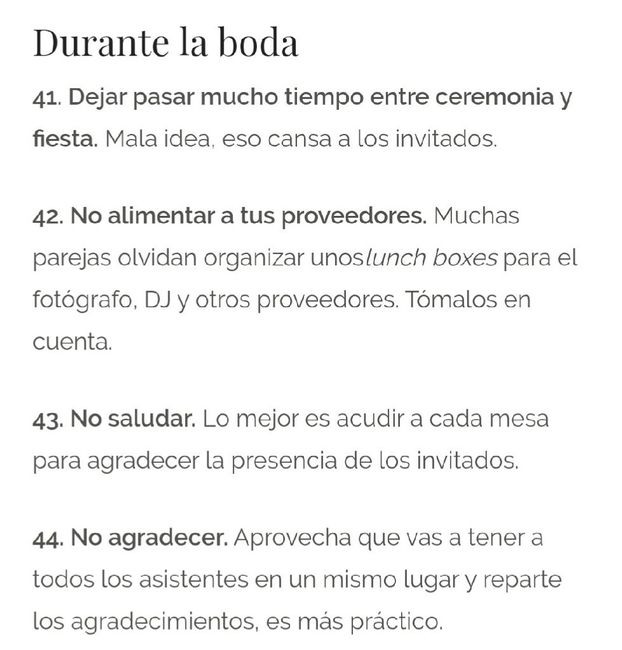  Los 100 errores más comunes en las bodas - 16