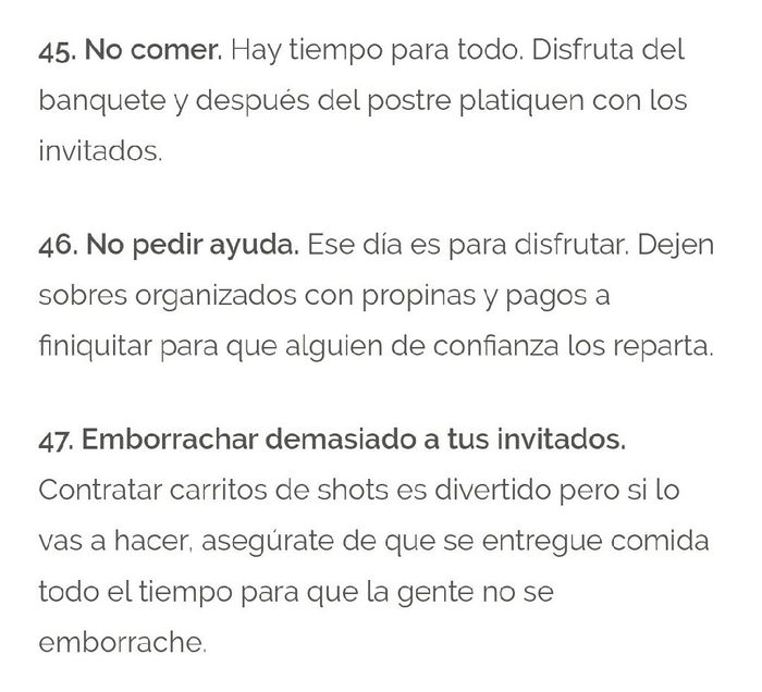 Los 100 errores más comunes en las bodas - 17
