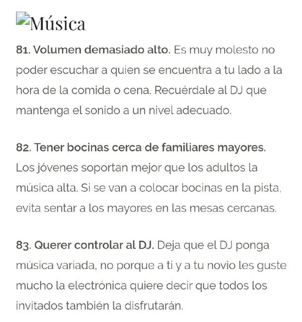  Los 100 errores más comunes en las bodas - 31