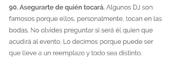  Los 100 errores más comunes en las bodas - 34