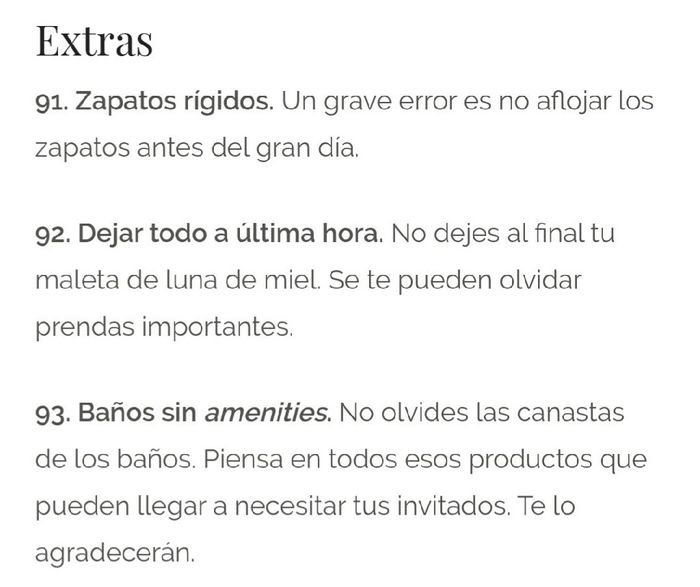  Los 100 errores más comunes en las bodas - 35