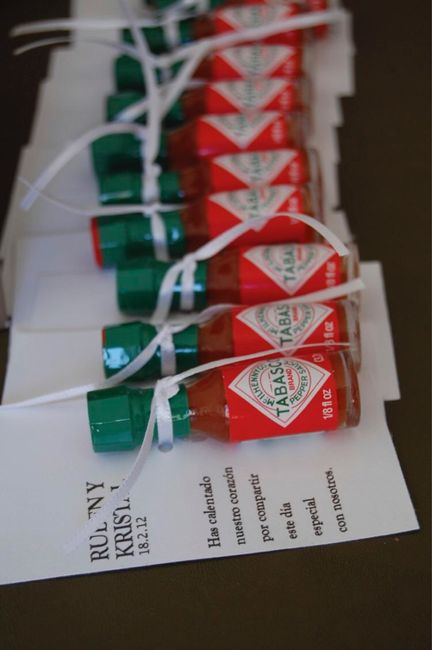 Souvenirs para boda temática mexicana 1
