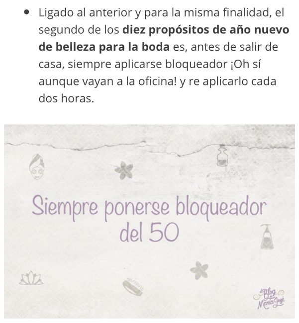  10 propósitos de Año Nuevo de belleza para la boda - 2