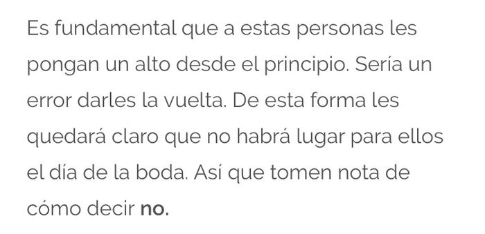  Cómo decirle a alguien que no está invitado a tu boda - 3