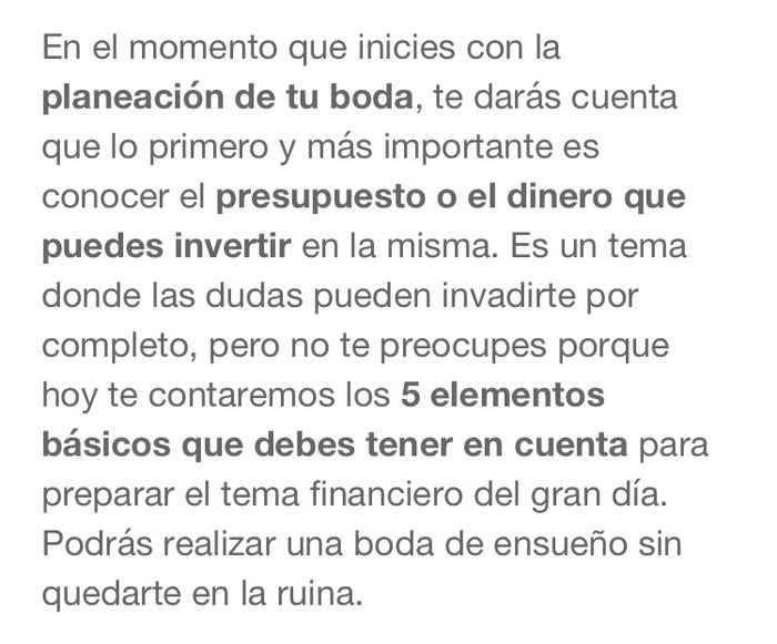¿cómo calcular el presupuesto de tu boda? 5 tips básicos y esenciales - 1