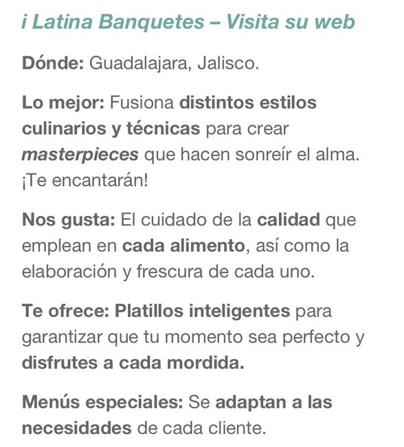 12 de los mejores banquetes para boda en Guadalajara - 7
