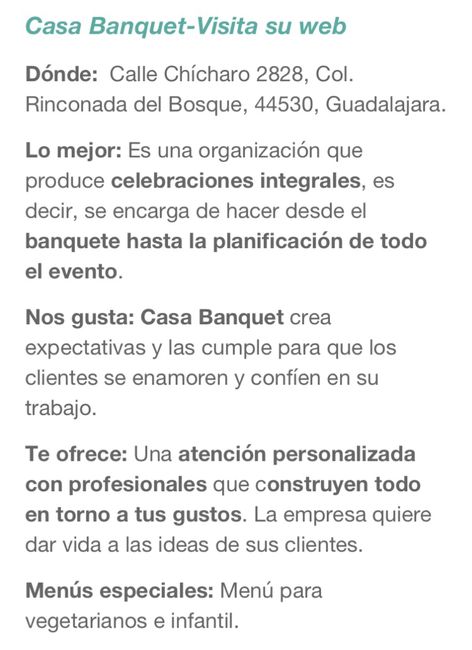 12 de los mejores banquetes para boda en Guadalajara - 9