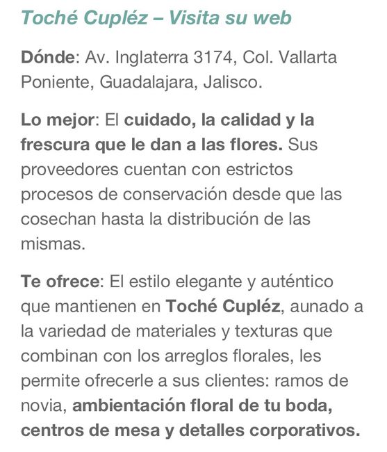 Decoración y arreglos florales para bodas, top ten Jalisco - 3