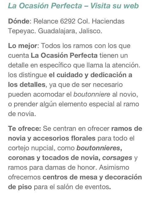 Decoración y arreglos florales para bodas, top ten Jalisco - 15