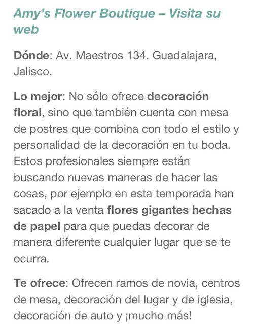 Decoración y arreglos florales para bodas, top ten Jalisco - 17