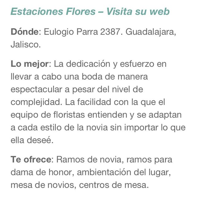 Decoración y arreglos florales para bodas, top ten Jalisco - 19