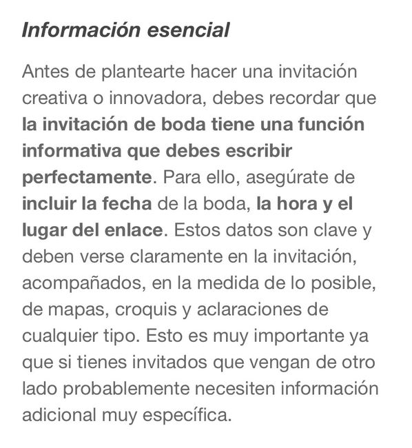 5 tips para redactar las invitaciones de boda perfectamente - 1