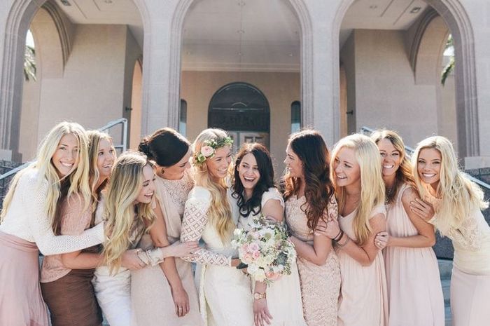 23 imágenes inspiración: Bride & bridesmaids - 7