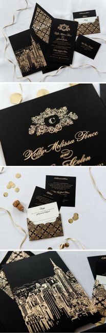 Black wedding invitaciones - 6