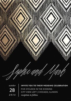 Black wedding invitaciones - 7