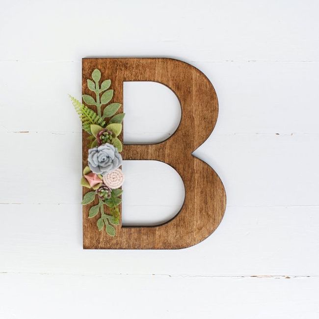 Letras de madera - 4