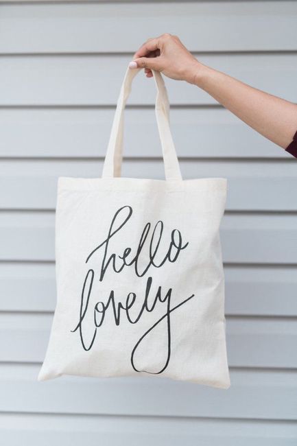 Welcome tote bag - 12