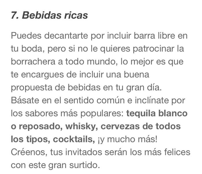 10 cosas que los invitados esperan que haya en tu boda - 7