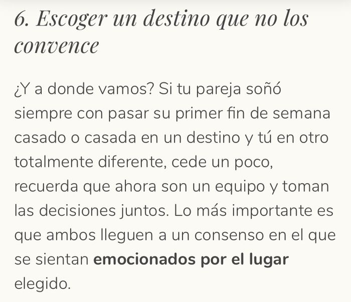 8 errores que los recién casados cometen en su luna de miel - 6