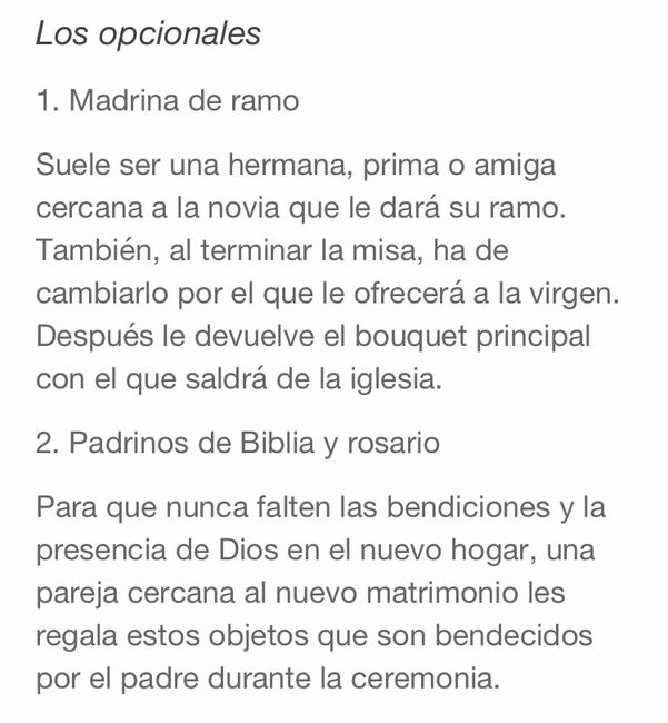 Padrinos de boda y su función. - 4