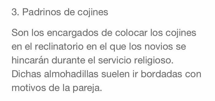 Padrinos de boda y su función. - 5
