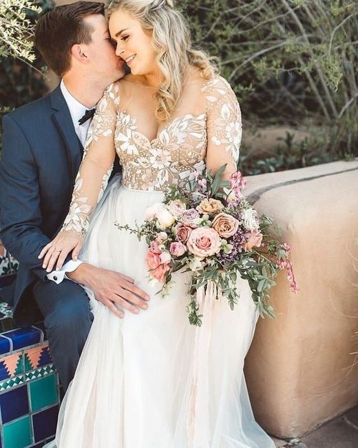 10 ideas de inspiración en vestidos para novia talla plus - 2