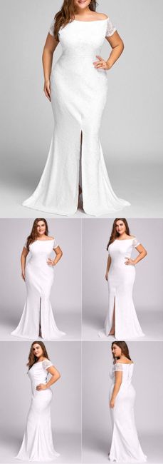 10 ideas de inspiración en vestidos para novia talla plus - 5