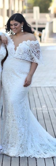 10 ideas de inspiración en vestidos para novia talla plus - 6