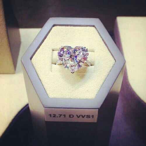  Heart engagement rings - 6