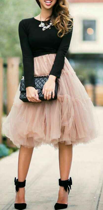  Tulle skirt outfit - 1