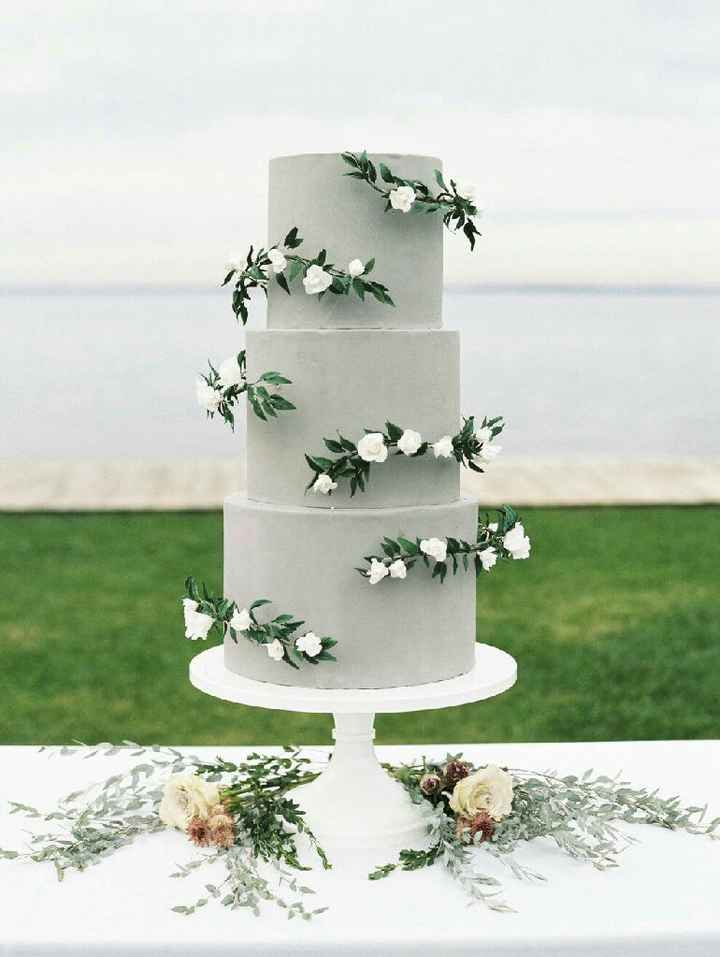  Gray wedding cake - 4