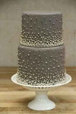  Gray wedding cake - 9