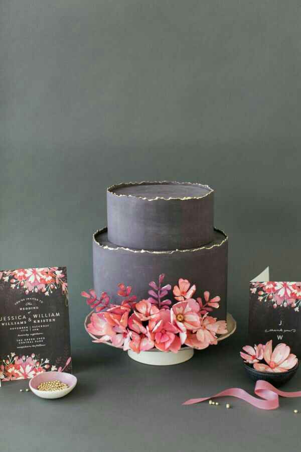 Gray wedding cake - 10