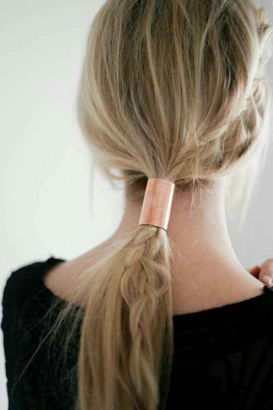  34 accesorios de novia rose gold - 3