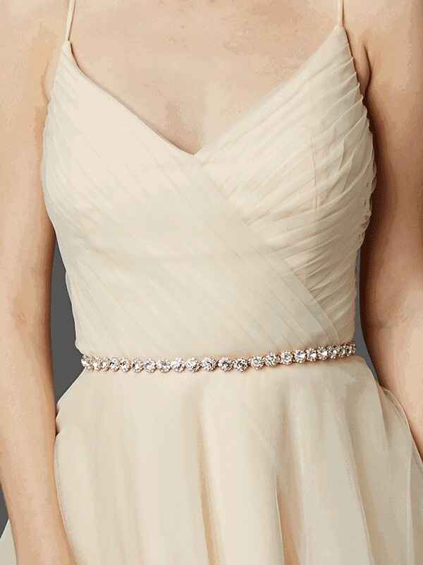  34 accesorios de novia rose gold - 6